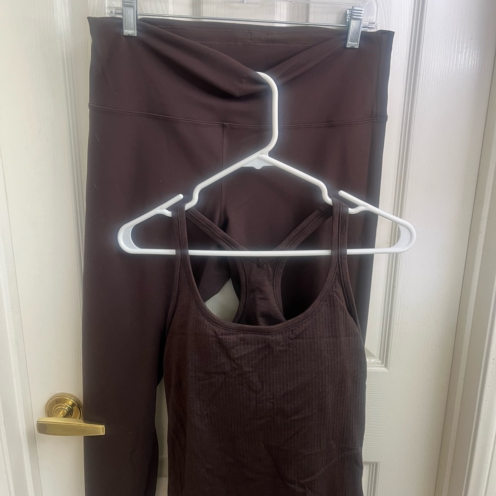 Lululemon tank and leggings Set